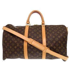 LOUIS VUITTON Authentic Brown Monogram Boston Bag